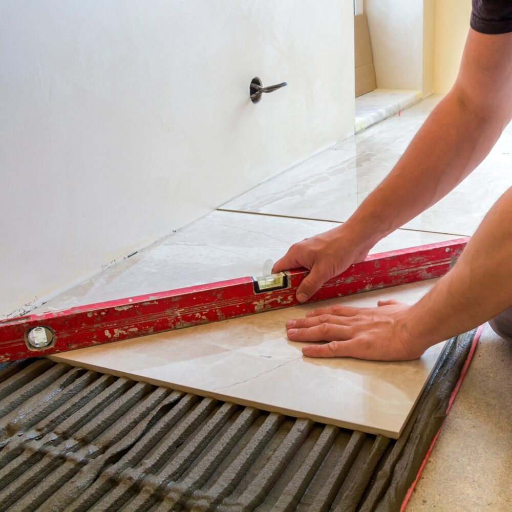 Floor tiling